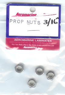 5mm nylock nut S/steel nylock propnuts for  3/16"  Flexi shaft